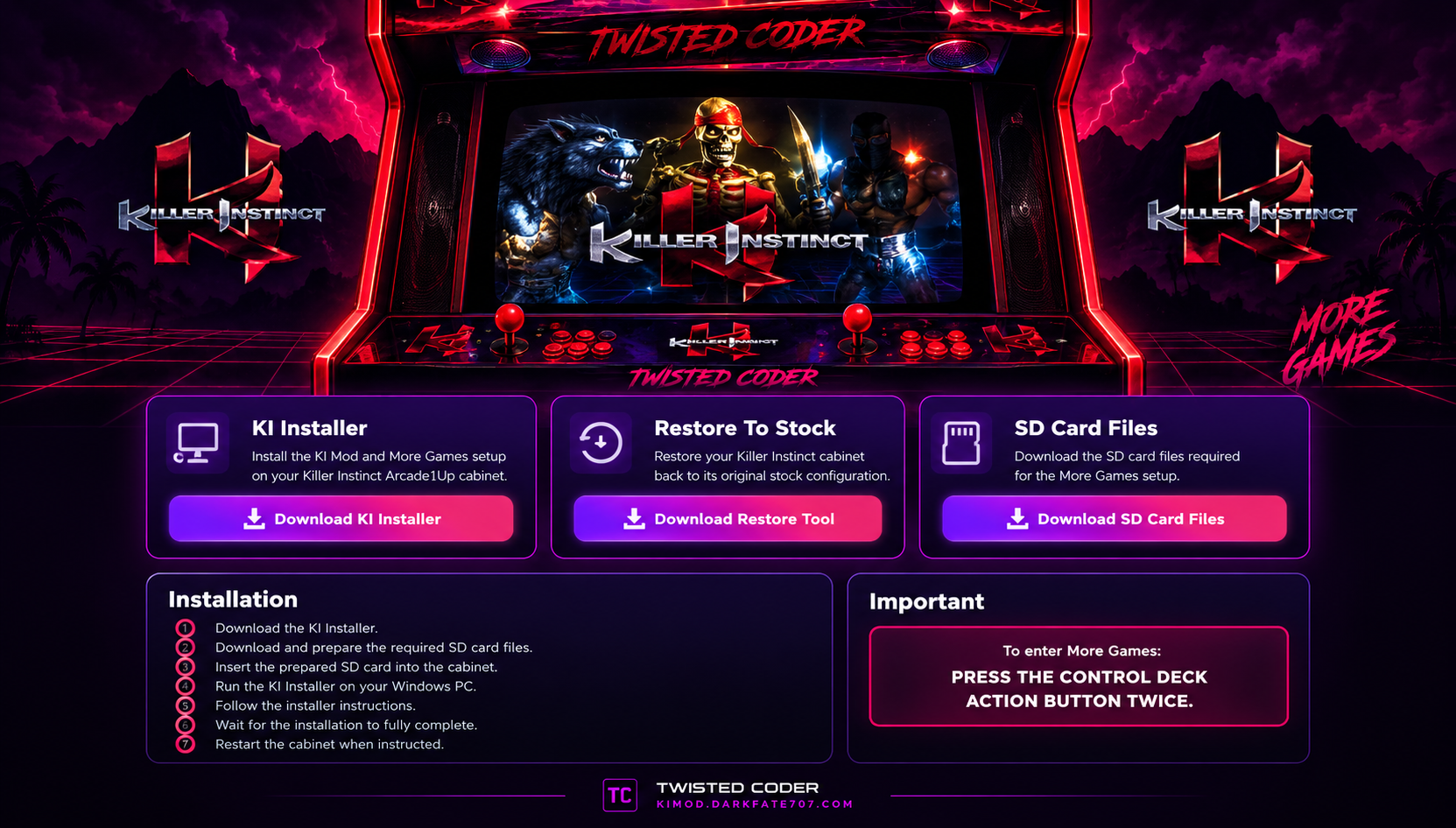 Killer Instinct Arcade Cabinet
